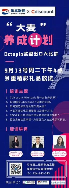 樂豐聯運攜手Cdiscount官方，全方位攻克開店、運營、發貨三大難題！-樂豐貨運｜樂豐國際貨運｜樂豐電商物流